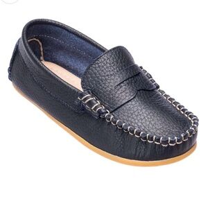 Elephantito leather Alex Driving Loafer / boys dress shoe